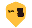 Silhouette Panda yellow